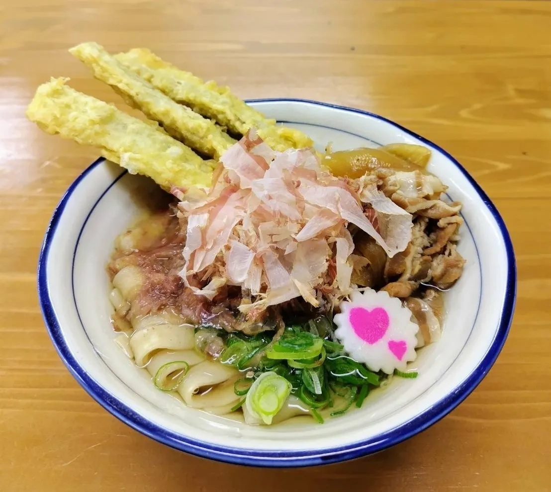 焼津ごぼ天肉うどん